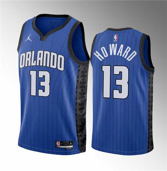 Men%27s Orlando Magic #13 Jett Howard Blue 2023 Draft Statement Edition Stitched Basketball Jersey->phoenix suns->NBA Jersey
